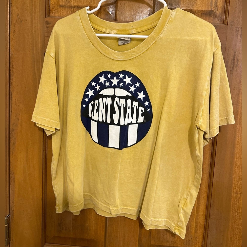 Kent State Cropped Tee